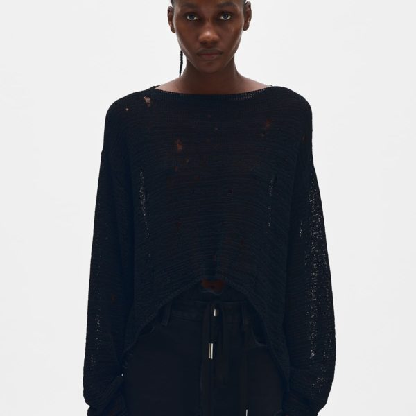 Loa Open Neck Sweater - ANN DEMEULEMEESTER