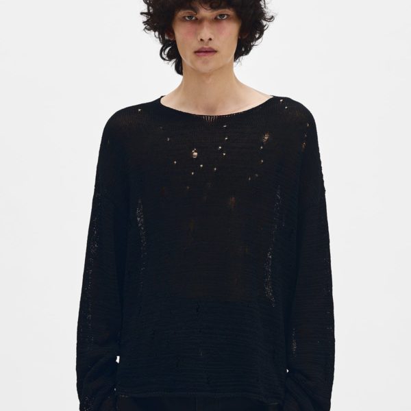 Lindor Open Neck Sweater - ANN DEMEULEMEESTER