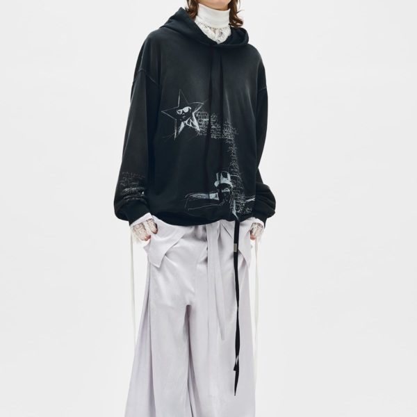 Olly ''sketchbook'' High-comfort Hoodie - ANN DEMEULEMEESTER