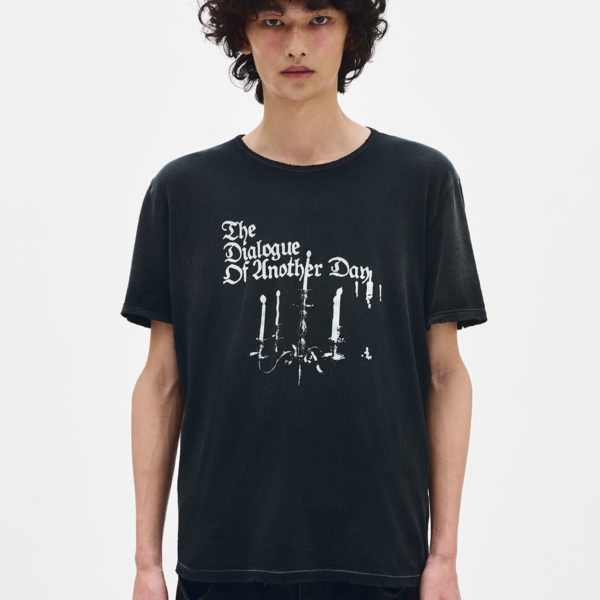 Standard T-shirt With "chandelier" Print - ANN DEMEULEMEESTER