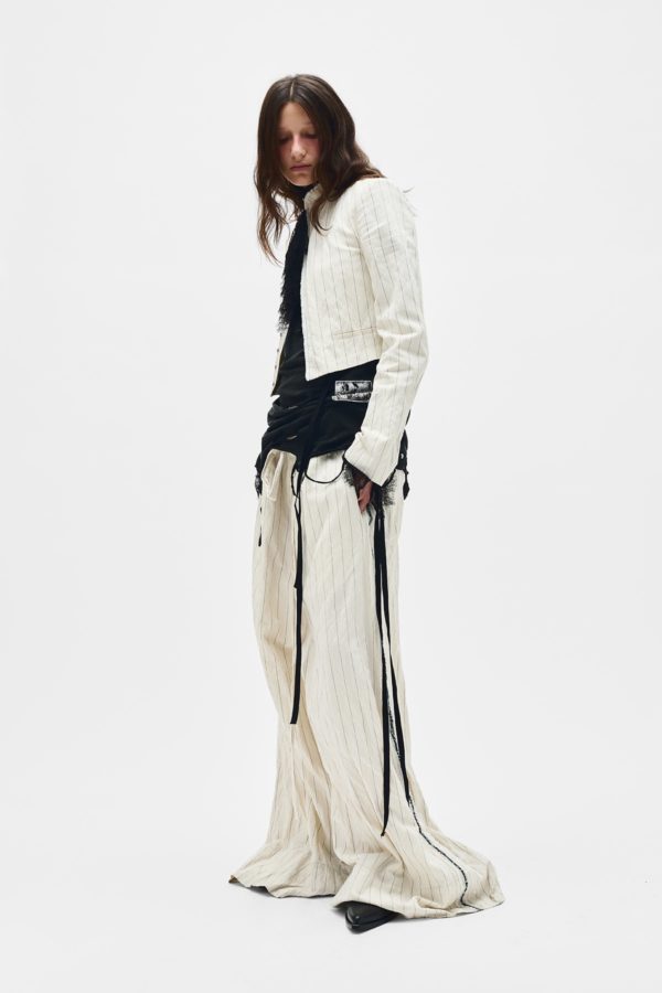 Zina Standard Tank Top With Printed Patch - ANN DEMEULEMEESTER