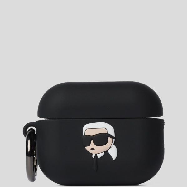 Karl Lagerfeld, Étui Ikon Karl Nft Pour Airpods Pro 2, Femme, Noir, Taille: L00