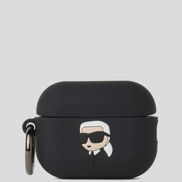 Karl Lagerfeld, Boîtier Ikon Pour Airpods 3, Femme, Noir, Taille: L00