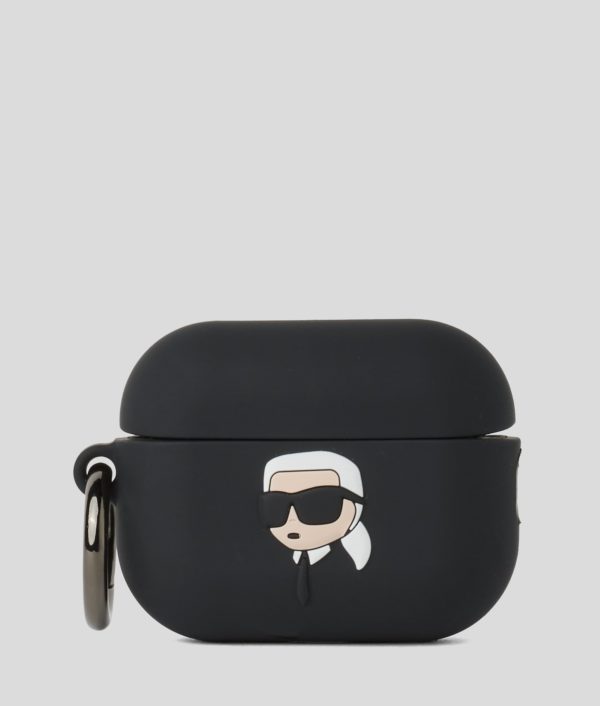 Karl Lagerfeld, Boîtier Ikon Pour Airpods 3, Femme, Noir, Taille: L00