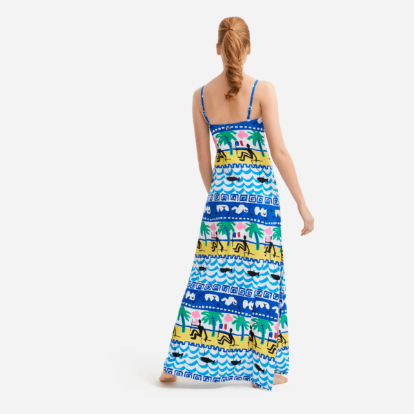 Vilebrequin Women Long Bustier Dress La Mer - Limited Edition - Dress - Cassy - White - Size S – Image 3