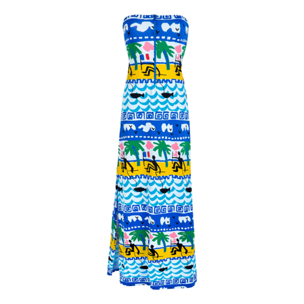 Vilebrequin Women Long Bustier Dress La Mer - Limited Edition - Dress - Cassy - White - Size S