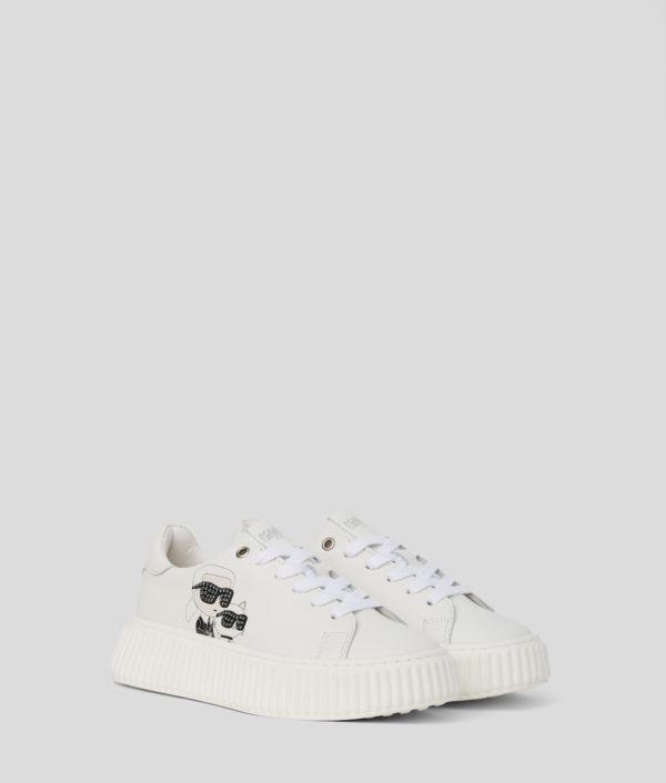 Karl Lagerfeld, Baskets Ikon Kreeper Pour Filles, unisex, Blanc, Taille: L39