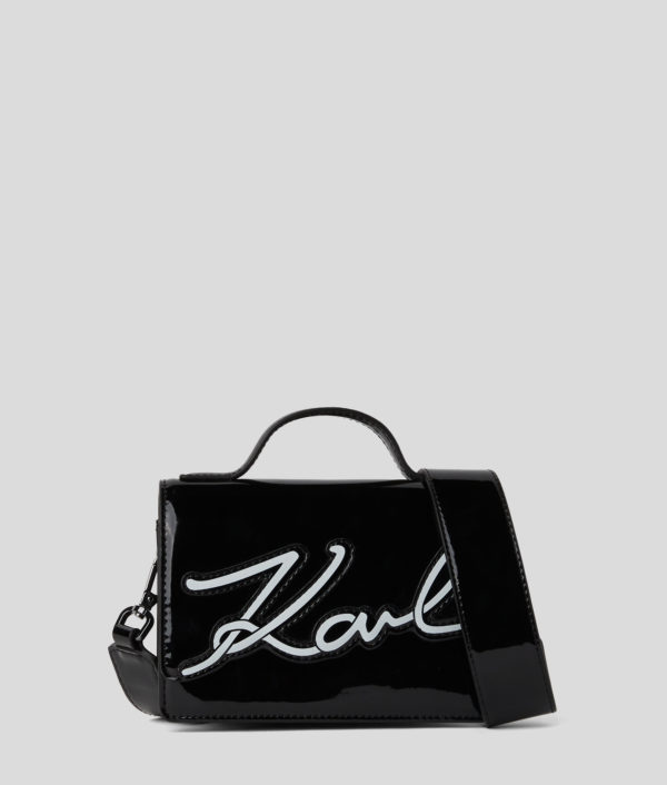 Karl Lagerfeld, Sac Karl Signature Pour Filles, unisex, Noir, Taille: L00