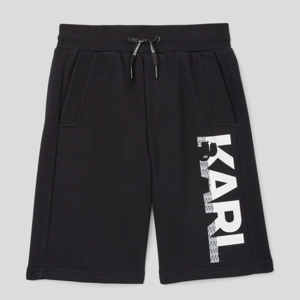 Karl Lagerfeld, Short Bermuda Pour Garçons, unisex, Noir, Taille: L8Y