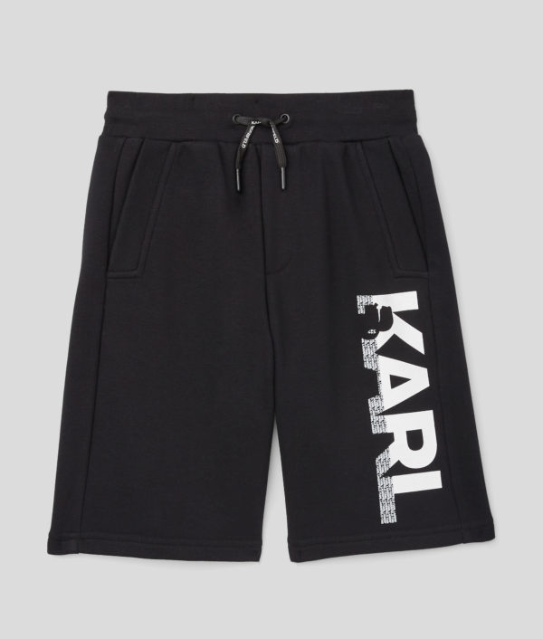 Karl Lagerfeld, Short Bermuda Pour Garçons, unisex, Noir, Taille: L8Y