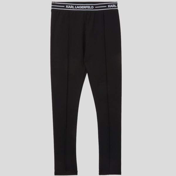 Karl Lagerfeld, Legging Pour Filles, unisex, Noir, Taille: L8Y