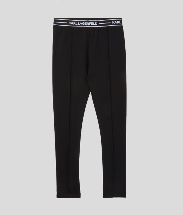 Karl Lagerfeld, Legging Pour Filles, unisex, Noir, Taille: L8Y
