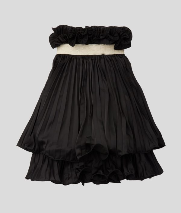 Karl Lagerfeld, Jupe Avec Le Logo Karl Pour Filles, unisex, Noir, Taille: L8Y