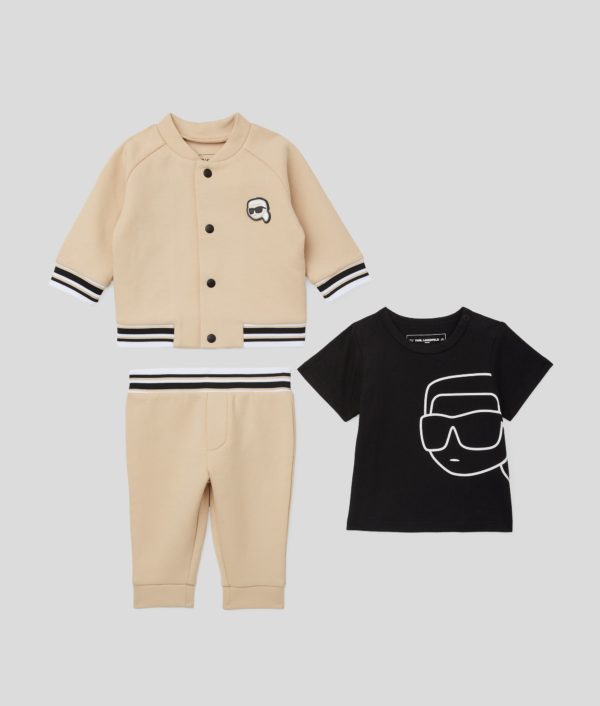 Karl Lagerfeld, Ensemble De Jogging Ikon Pour Bébés, unisex, Or Clair, Taille: L9M