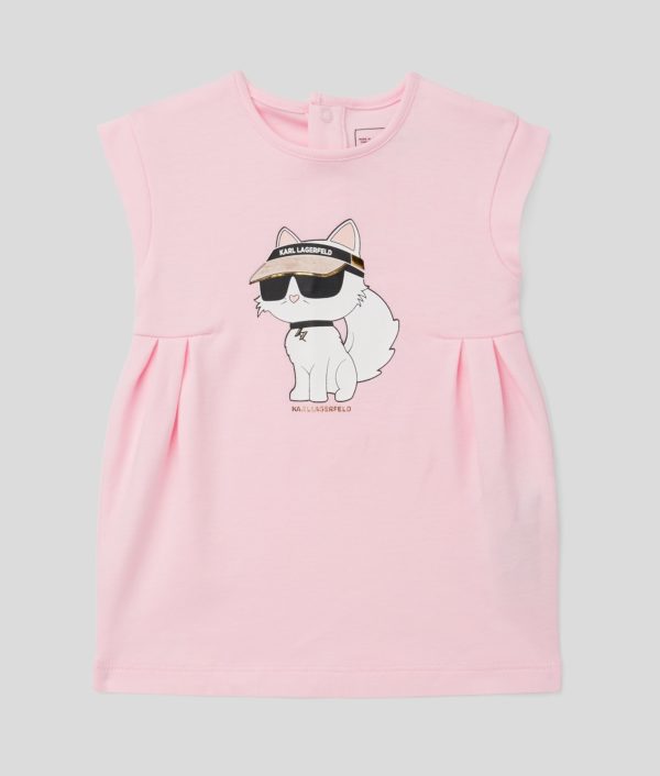 Karl Lagerfeld, Robe Ikon Choupette Pour Bébés, unisex, Rose, Taille: L9M