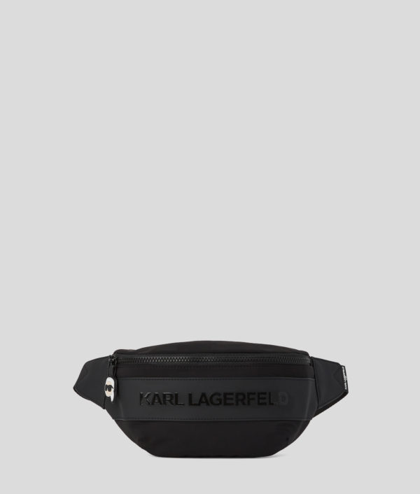 Karl Lagerfeld, Sac Banane Pour Garçons, unisex, Noir, Taille: L00