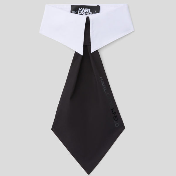 Karl Lagerfeld, Cravate Et Col De Chemise Pour Filles, unisex, Noir/Blanc, Taille: L3