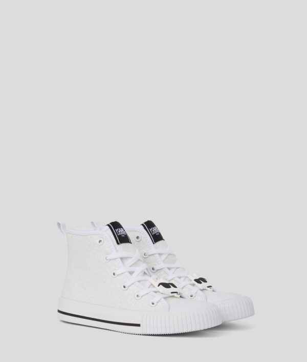 Karl Lagerfeld, Baskets Montantes Ikon Pour Filles, unisex, Blanc, Taille: L39