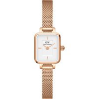 Daniel Wellington DW Montre 15.4x18.2mm Quadro Mini Melrose Rose Gold