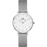 Daniel Wellington DW Montre 28mm Petite Lumine Pressed Sterling Silver