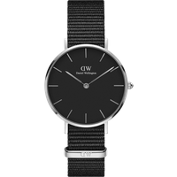 Daniel Wellington DW Montre 28mm Petite Cornwall Silver