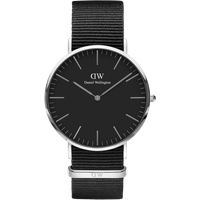 Daniel Wellington DW Montre 36mm Classic Cornwall Silver