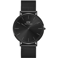 Daniel Wellington DW Montre 40mm Classic Mesh Onyx Black