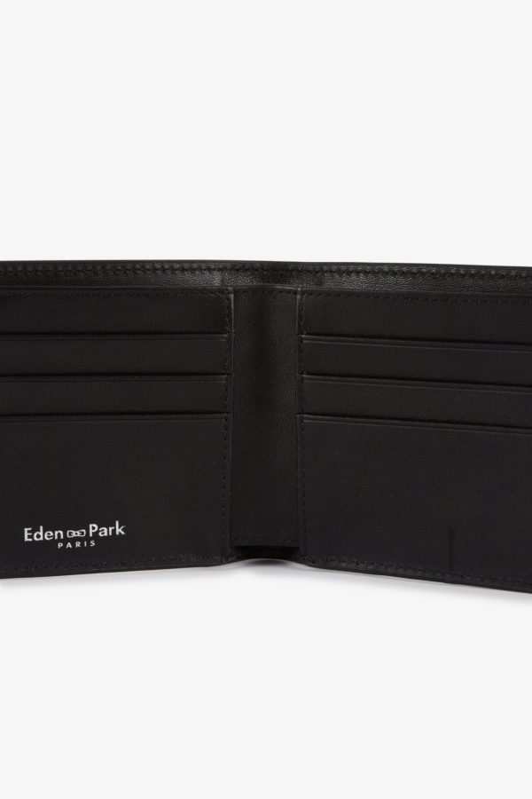 Porte Carte Et Portefeuille Format Italien Bleu Marine Eden Park – Image 2