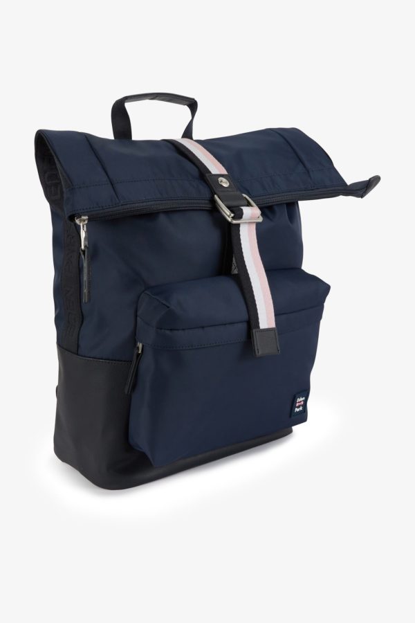 Sac À Dos Bleu Marine Eden Park – Image 3