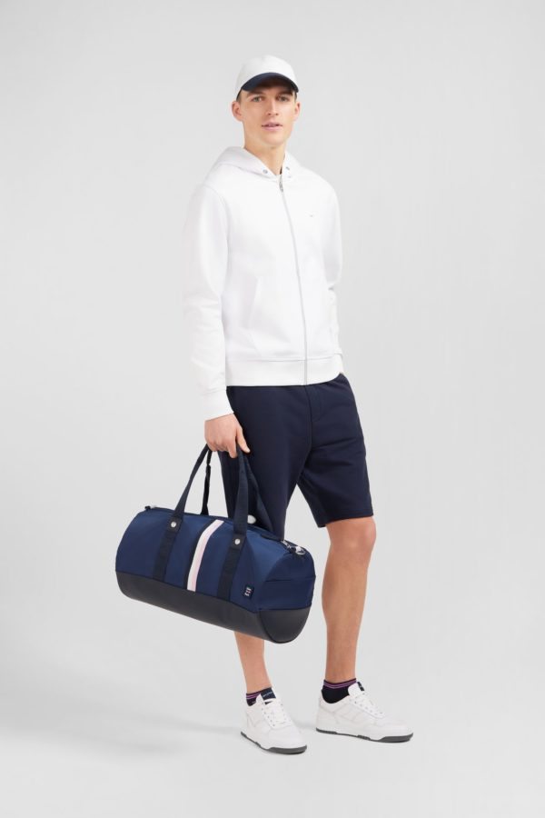 Sac De Sport Rectangulaire Bleu Marine Eden Park