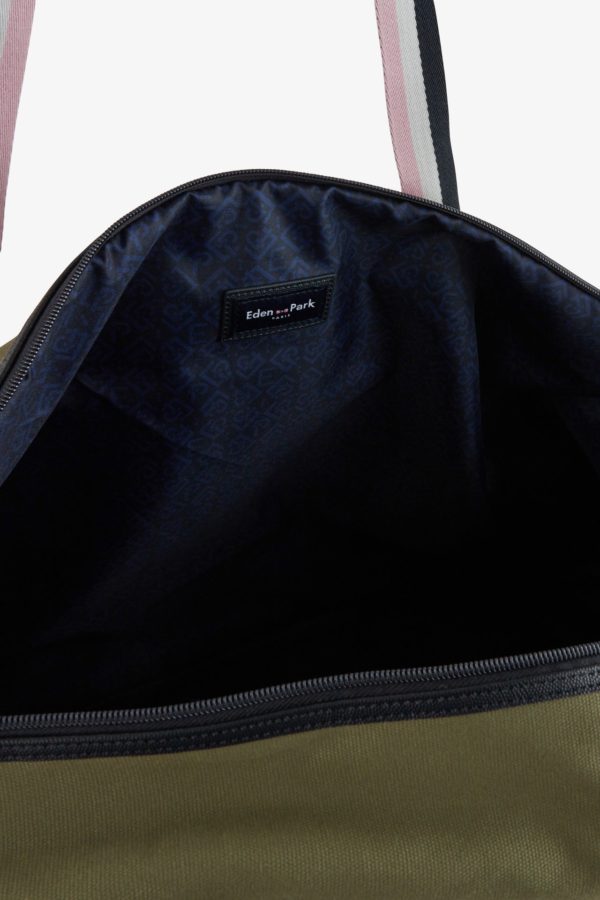 Sac De Voyage En Tissu Kaki Eden Park – Image 3