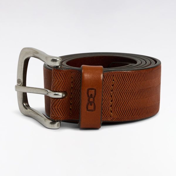 Ceinture En Cuir Marron Eden Park