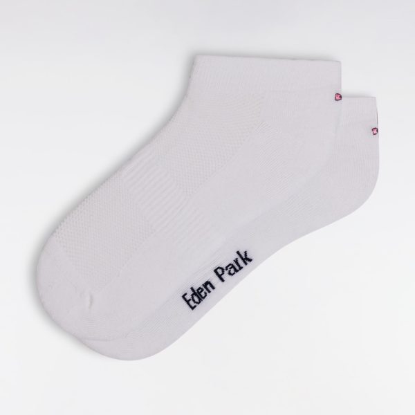 Chaussettes En Coton Stretch Mélangé Blanches Eden Park