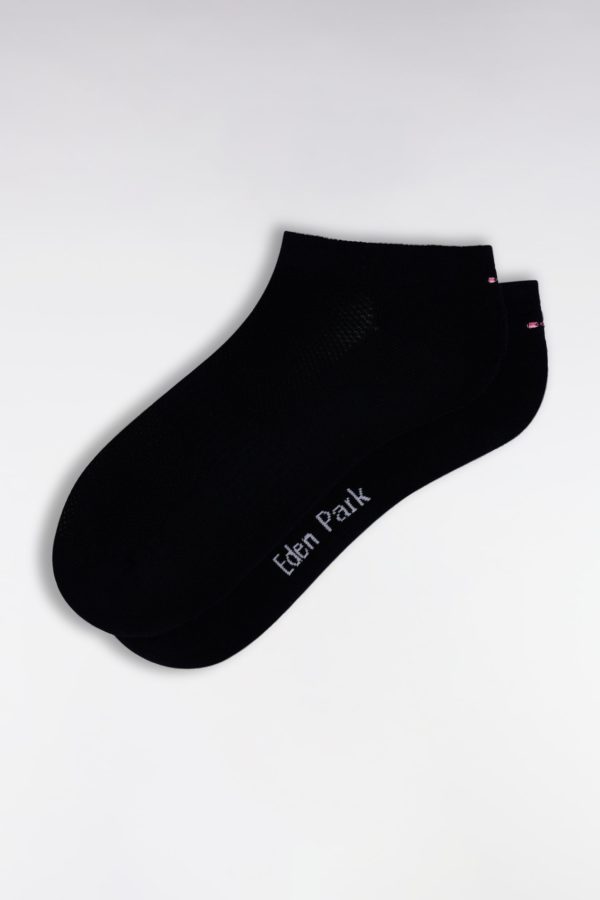 Chaussettes En Coton Stretch Mélangé Marine Eden Park