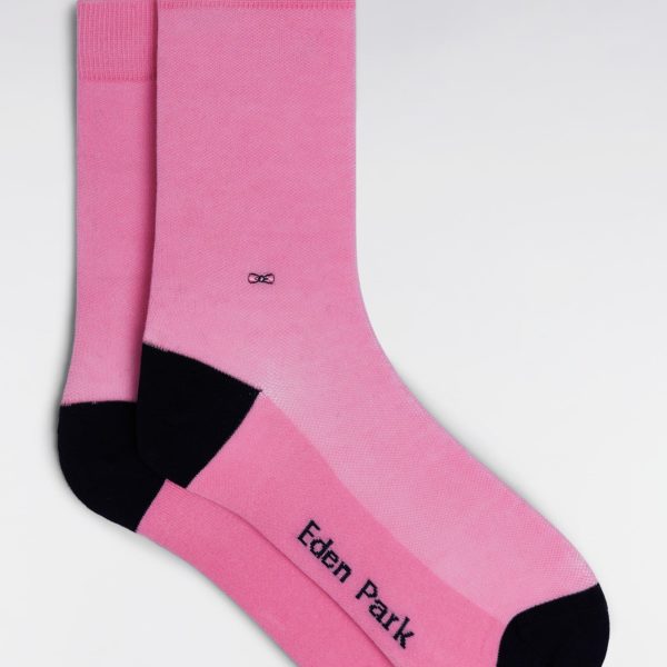 Chaussettes En Coton Stretch Mélangé Roses Eden Park