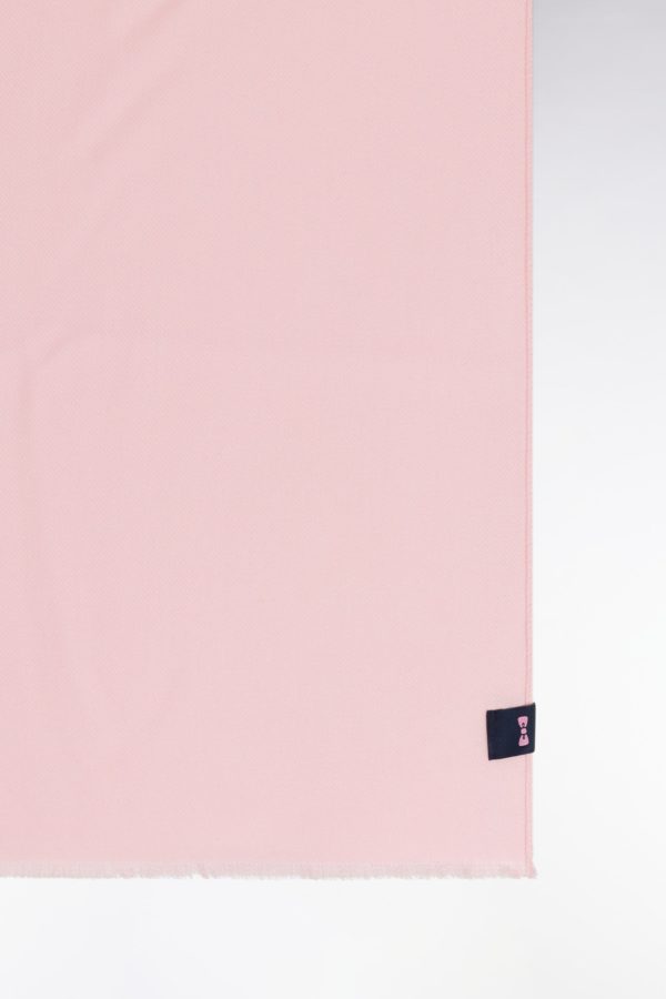 Écharpe Fluide Unie Rose Eden Park – Image 3