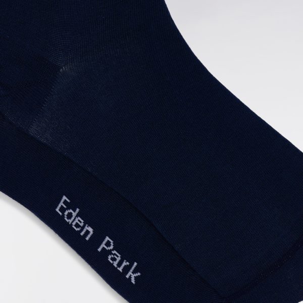 Lot De 2 Paires De Chaussettes Bleues En Coton Stretch Mélangé Eden Park