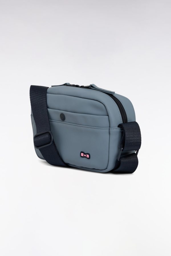 Camera Bag En Gomme Uni Gris Eden Park – Image 2