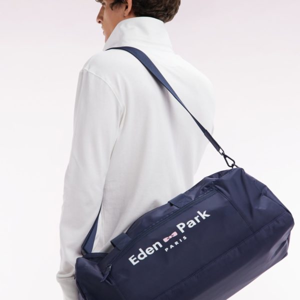 Sac De Sport Bleu Marine Logo Eden Park Eden Park