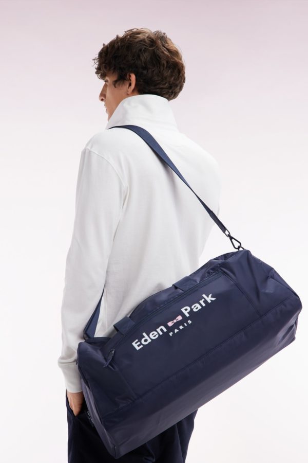 Sac De Sport Bleu Marine Logo Eden Park Eden Park
