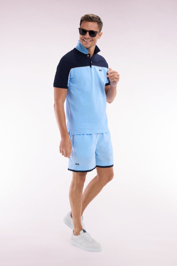 Maillot De Bain Ciel À Passepoil Blanc Eden Park – Image 2