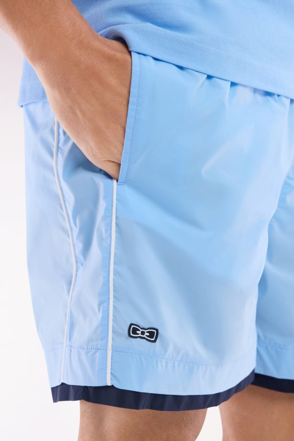 Maillot De Bain Ciel À Passepoil Blanc Eden Park – Image 4