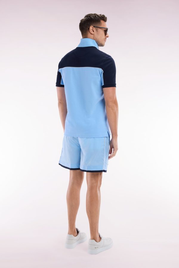 Maillot De Bain Ciel À Passepoil Blanc Eden Park – Image 3