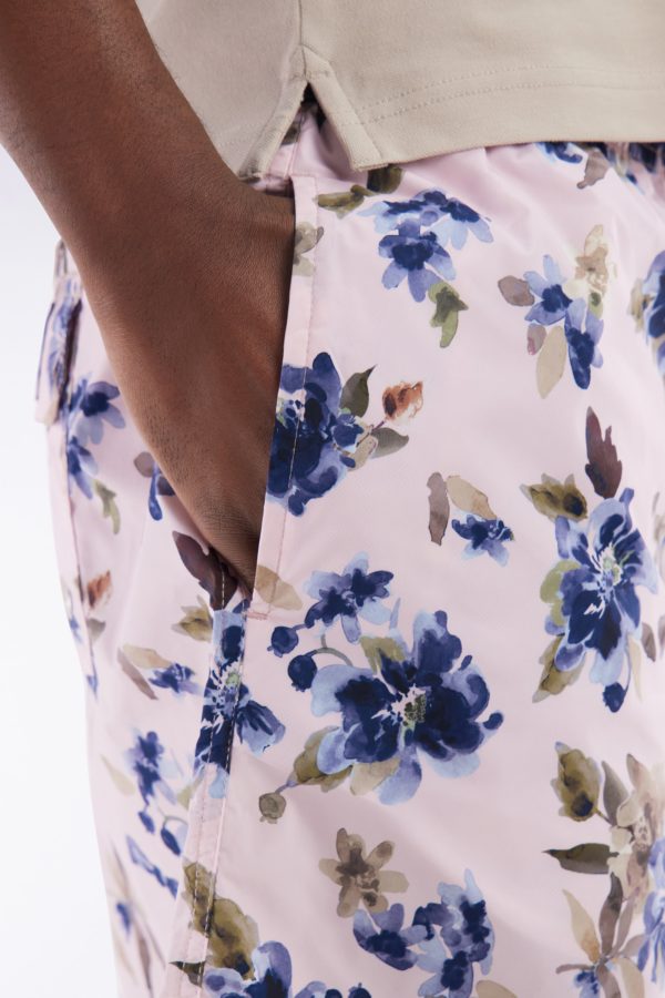Maillot De Bain Rose À Imprimé Floral Bleu Eden Park – Image 3