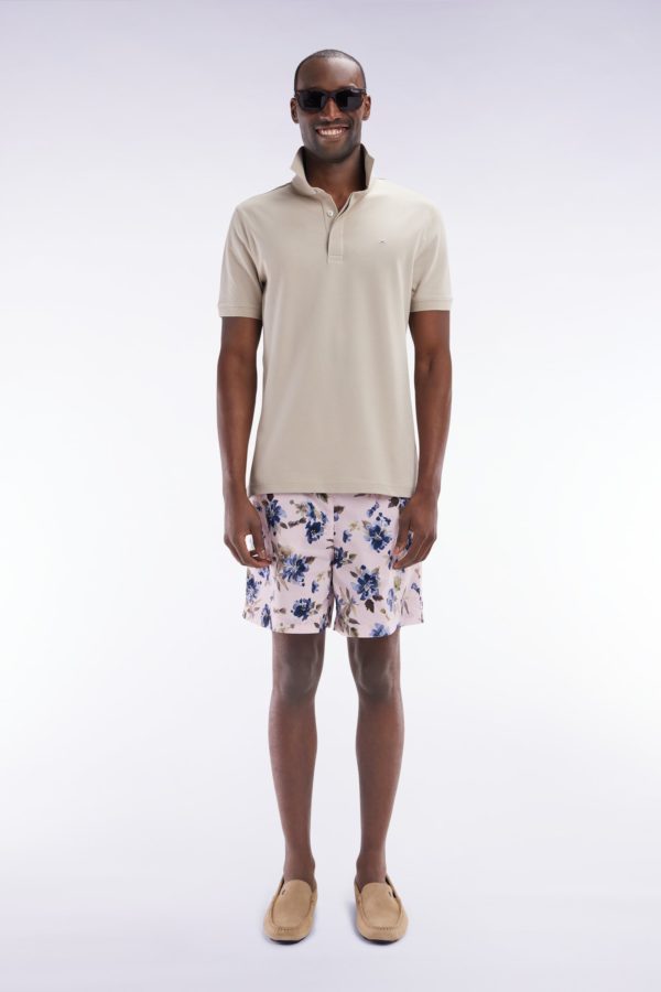 Maillot De Bain Rose À Imprimé Floral Bleu Eden Park