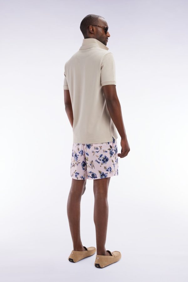 Maillot De Bain Rose À Imprimé Floral Bleu Eden Park – Image 2