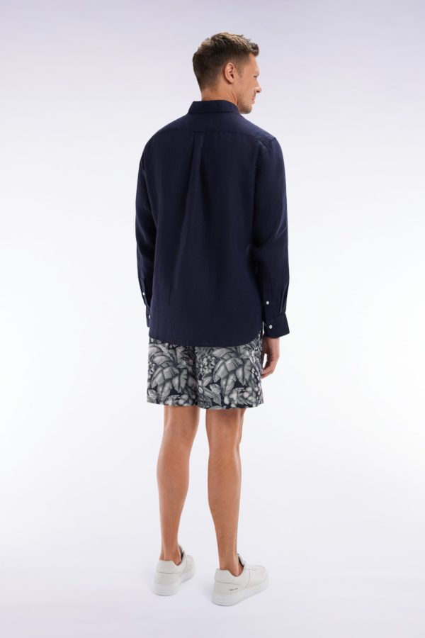 Maillot De Bain Marine À Imprimé Jungle Blanc Eden Park – Image 2