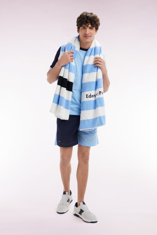 Maillot De Bain Bicolore Ciel Et Marine Eden Park - Image 2