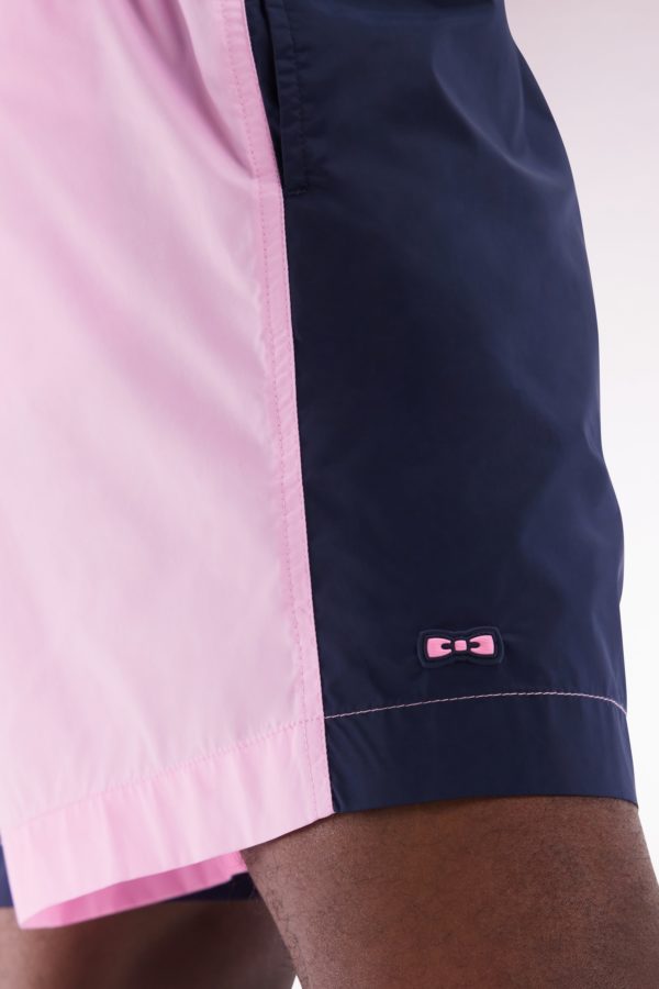 Maillot De Bain Bicolore Rose Et Marine Eden Park – Image 4