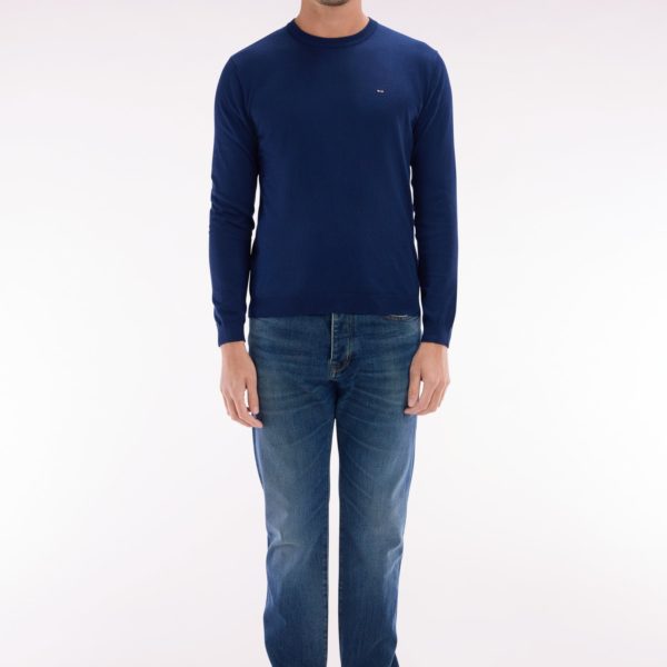 Jean 5 Poches En Denim Stretch Brut Coupe Droite Eden Park